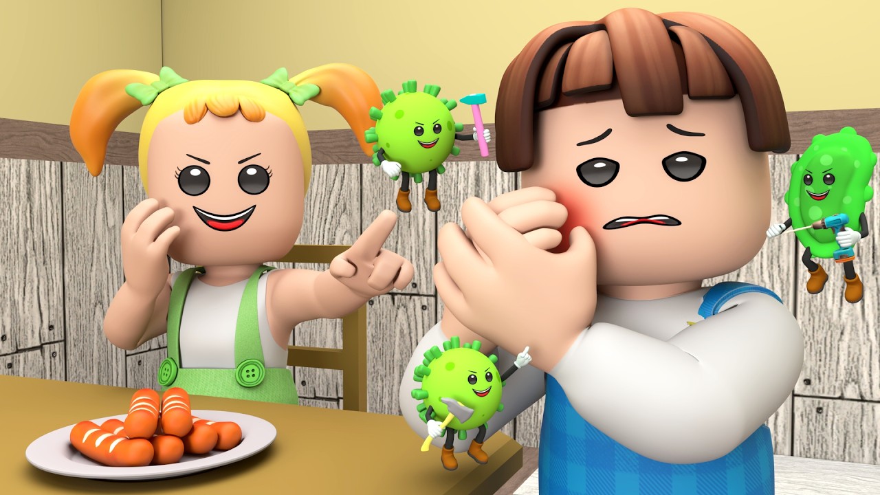 ROBLOX Brookhaven 🏡RP: The Bacon Hair Has a Toothache! - Roblox Animation