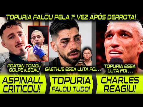 🚨TOPURIA FALA PELA 1° VEZ APÓS DERR0TA PARA GAETHJE NO UFC CASA BRANCA! ASPINALL REAGE a ALEX POATAN