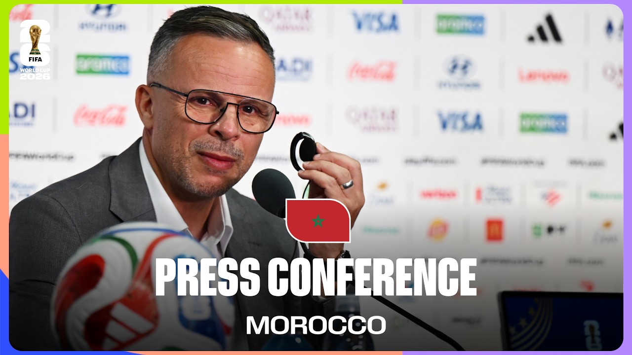 Morocco On Playing Scotland | Coach Mohamed Ouahbi Answers Questions background