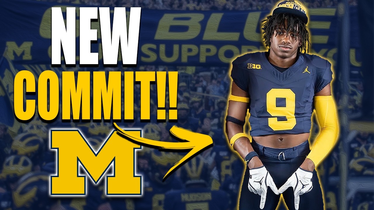 Michigan Lands NEW Commit From INTRIGUING EDGE Rusher!! background