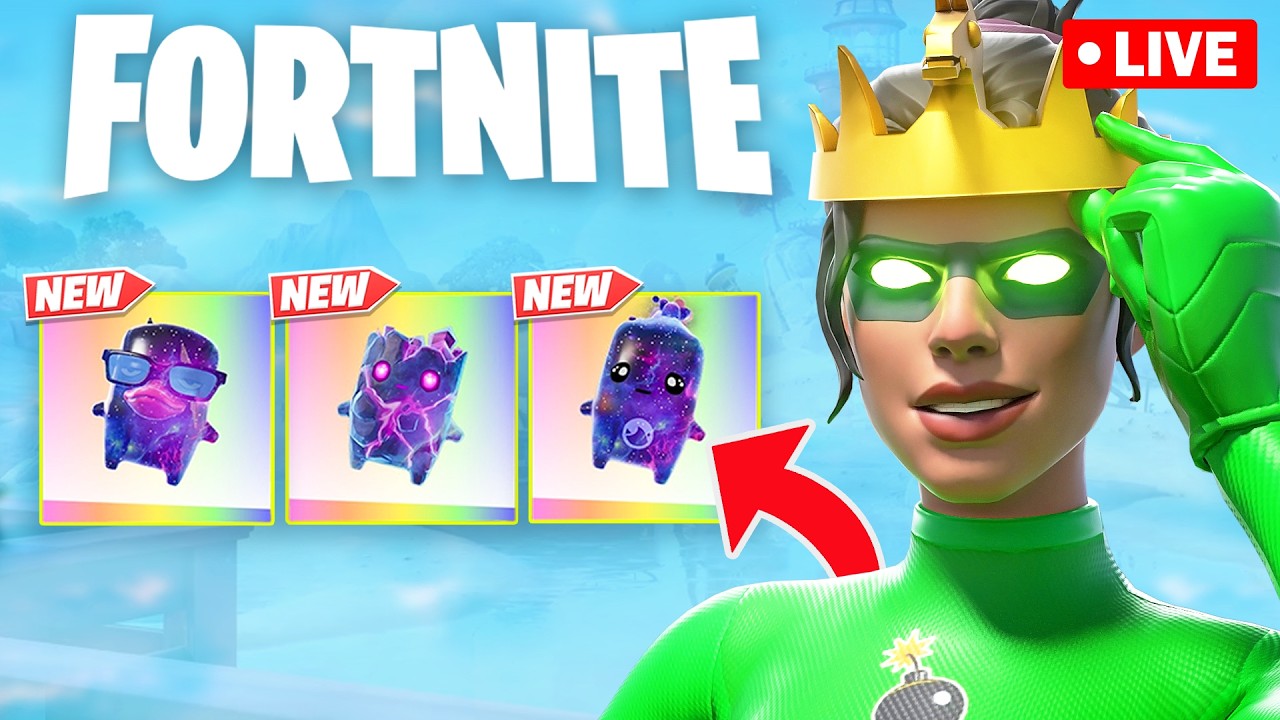 HUNTING *NEW* GALAXY SPRITES IN FORTNITE!