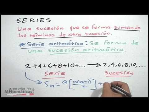 Series y sucesiones │3. Series aritméticas
