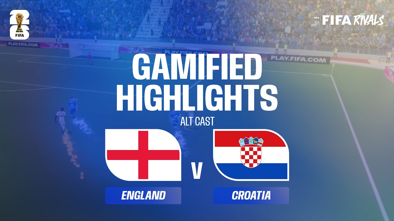 Alt Cast Highlights: England v Croatia | FIFA World Cup 2026™