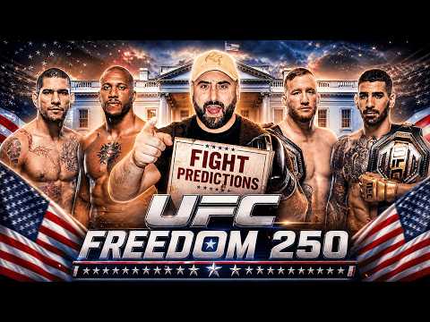 UFC FREEDOM 250 Predictions and Breakdown | Topuria, Pereira, & MORE