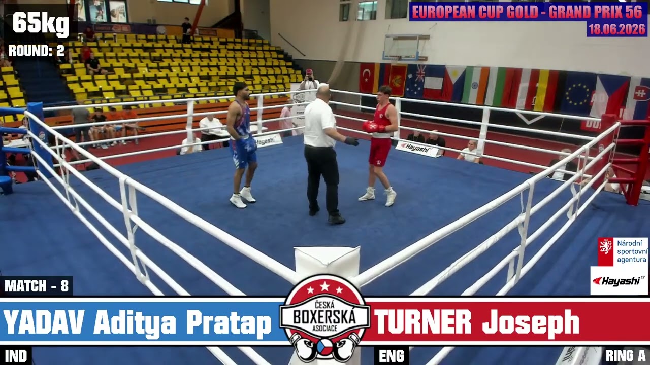 Joe Turner (ENG) vs. Aditya Yadav (IND) Grand Prix Ústí nad Labem 2026 QF's (65kg)