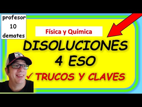 DISOLUCIONES 4 ESO CLAVES y TRUCOS Curso desde cero con ejercicios resueltos paso hasta problemas de exámenes