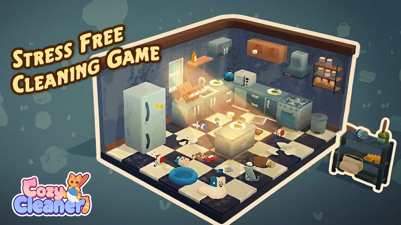I Can’t Believe How Much Mess One Cat Made! | Cozy Cleaner (Full Demo Playthrough)