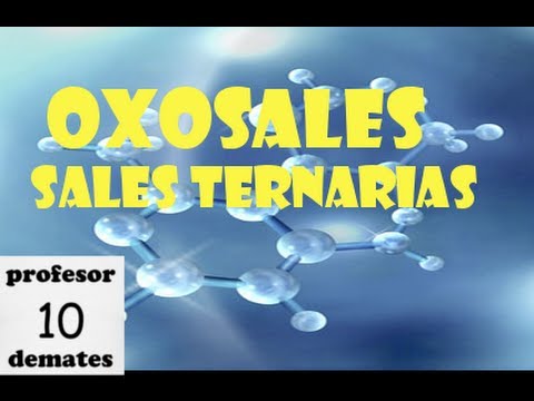 OXOSALES TRUCO FORMULACIÓN INORGÁNICA