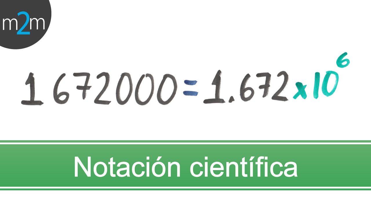 Aritmética │ 11. Notación científica