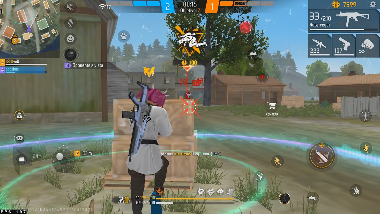 HIGHLIGHTS EM 4x4 APOSTADO! 🥋👑 Highlights Free Fire Ryzen 7 5700x RTX 3060