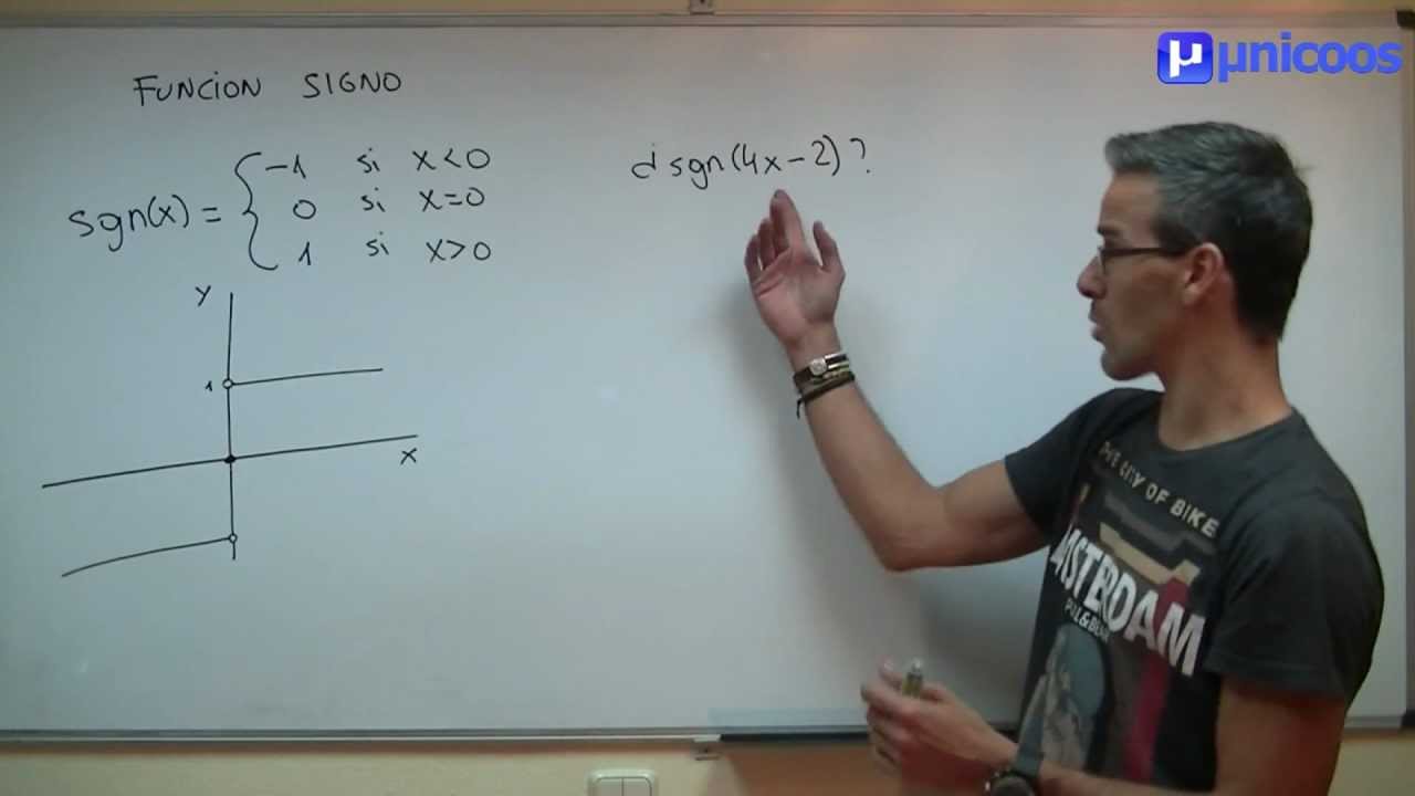 Función signo, parte entera y mantisa - MATEMÁTICAS