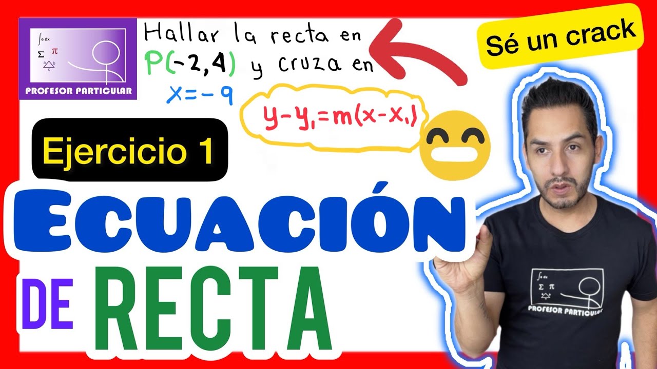 Ecuación de la Recta Ejercicios Resueltos