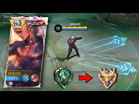 WHEN GLOBAL GUSION BACK TO EPIC AND THIS HAPPENED…☠️ - Mobile Legends