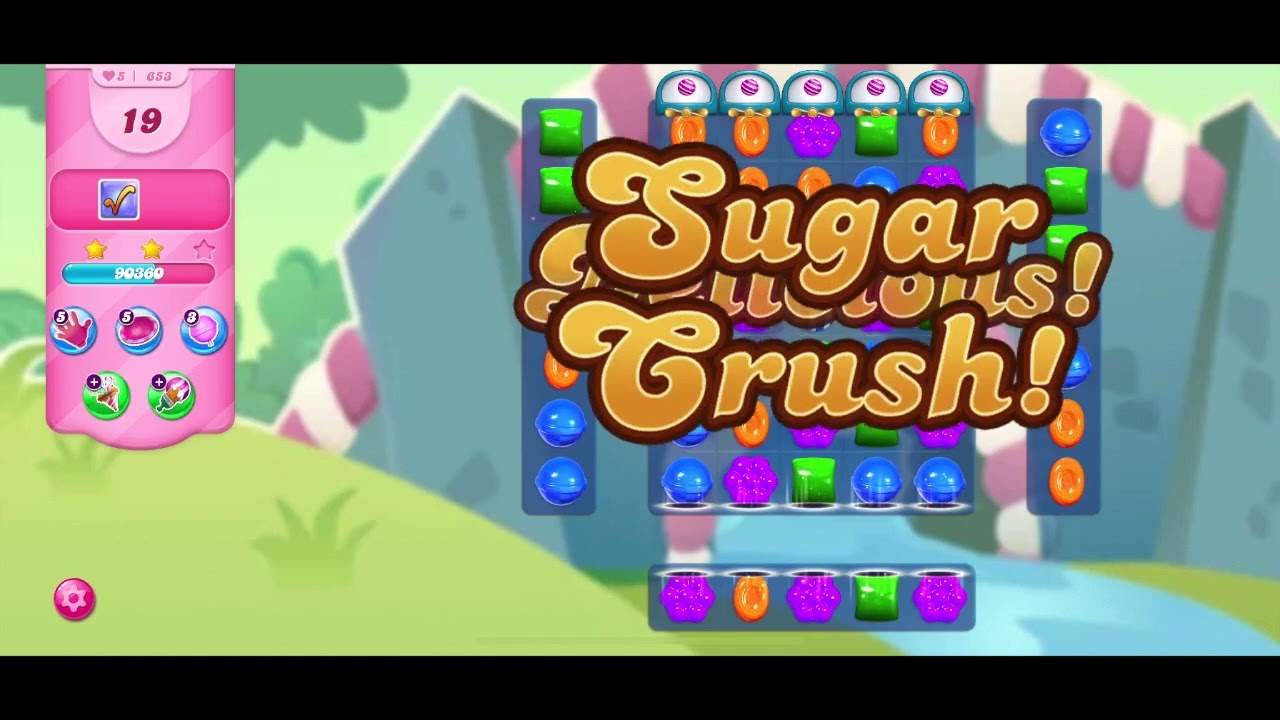Candy Crush Saga Level 653 | MASTERY ON FIRST TRY! | SUGAR CRUSH! | ASMR ππ¦ background