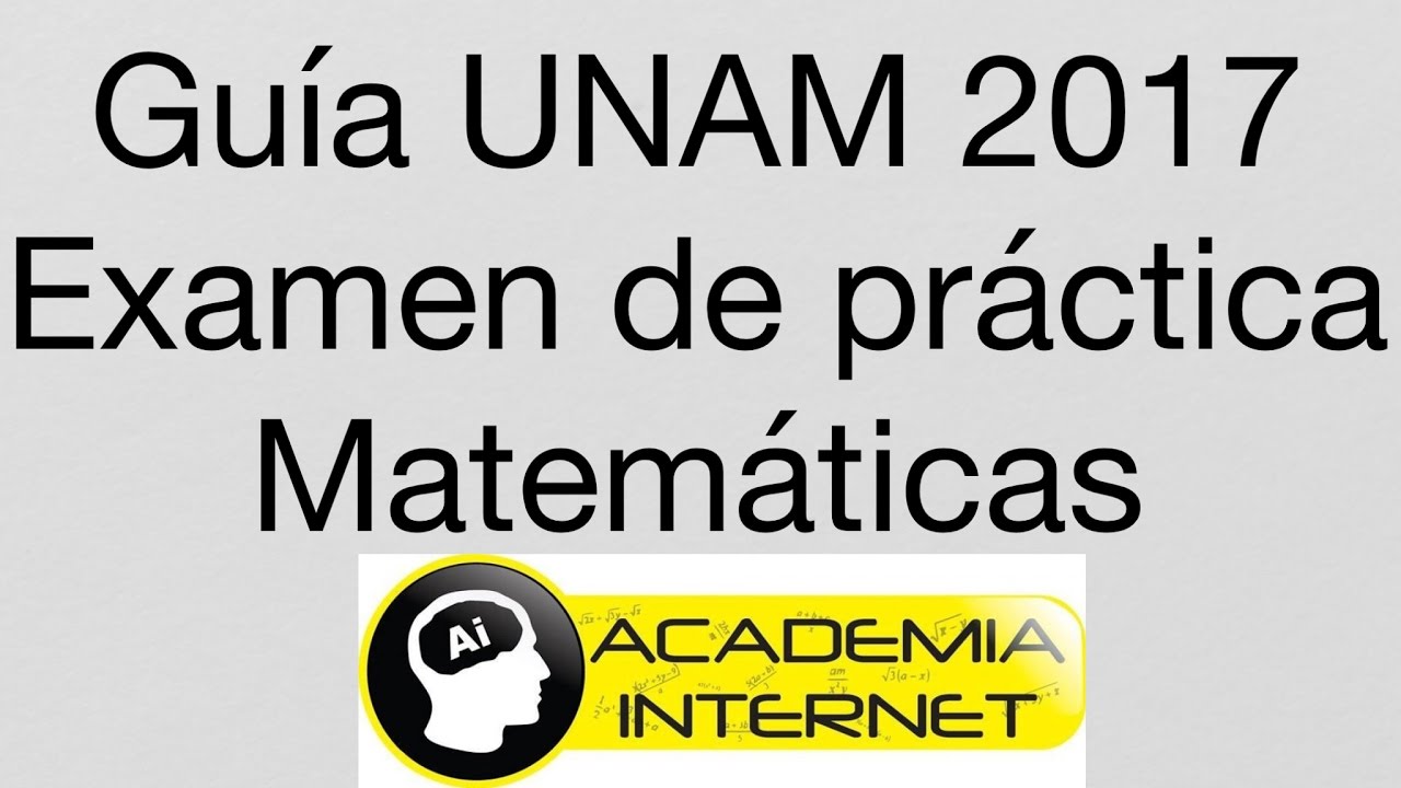 GUÍA UNAM 2017 ÁREA 3