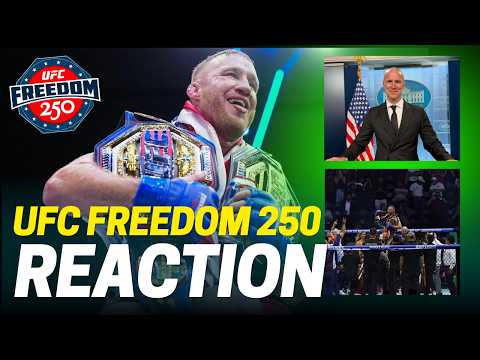 JUSTIN GAETHJE delivers the most iconic UFC moment EVER! REACTION