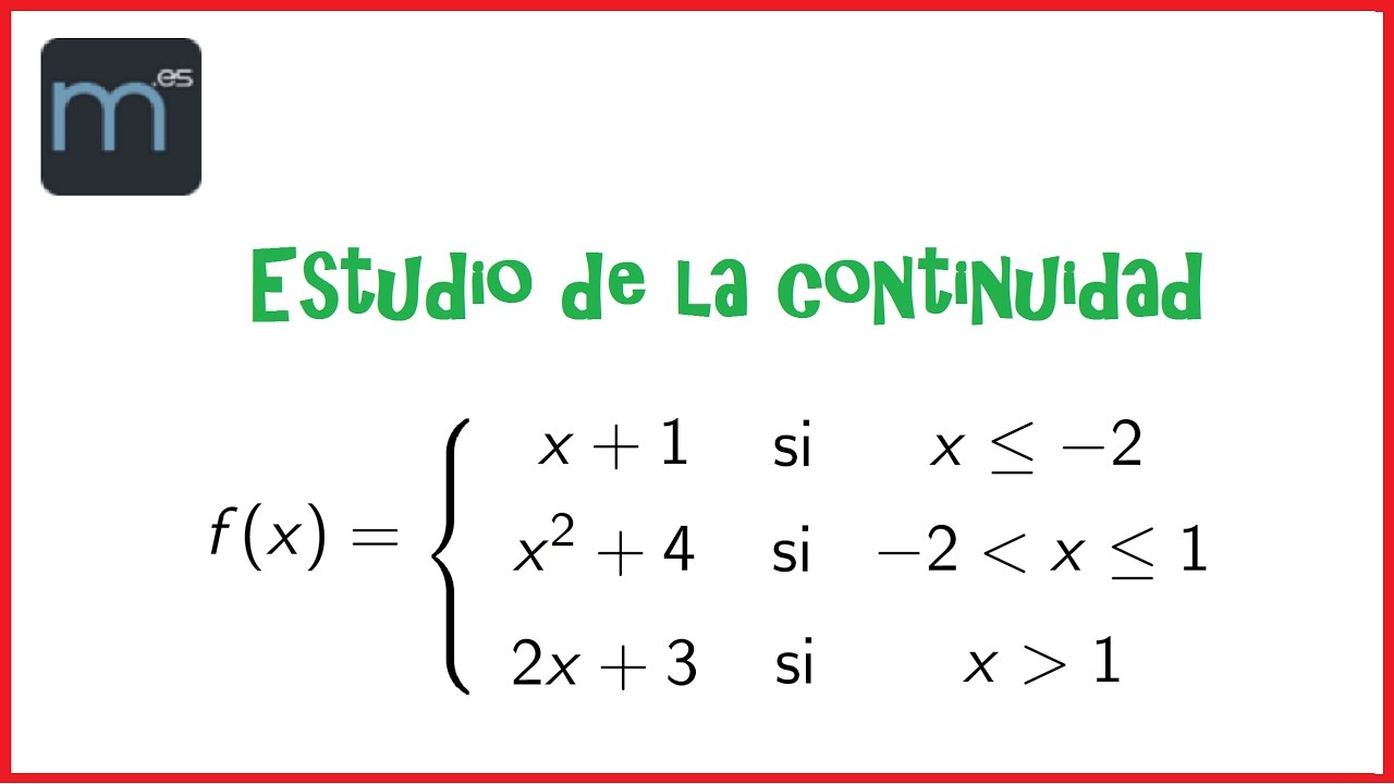Continuidad y derivabilidad de funciones de una variable, selección de vídeos