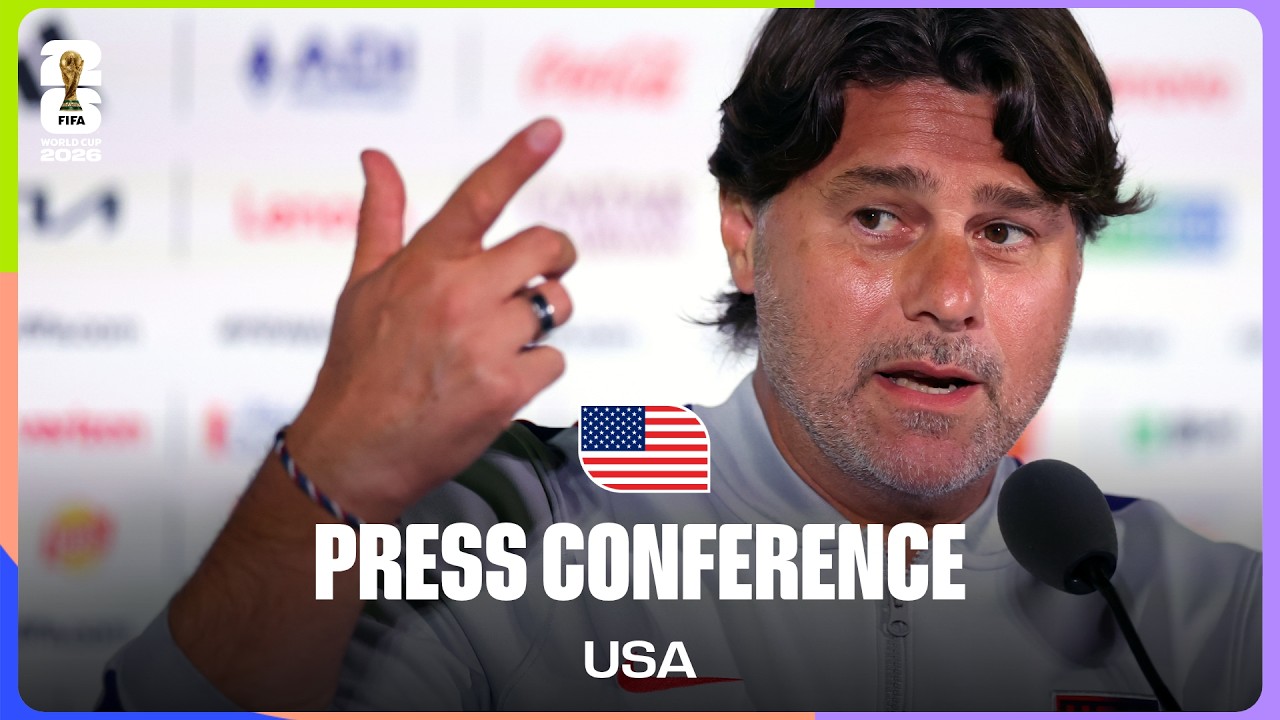 USA On Playing Australia | Coach Mauricio Pochettino Answers Questions background
