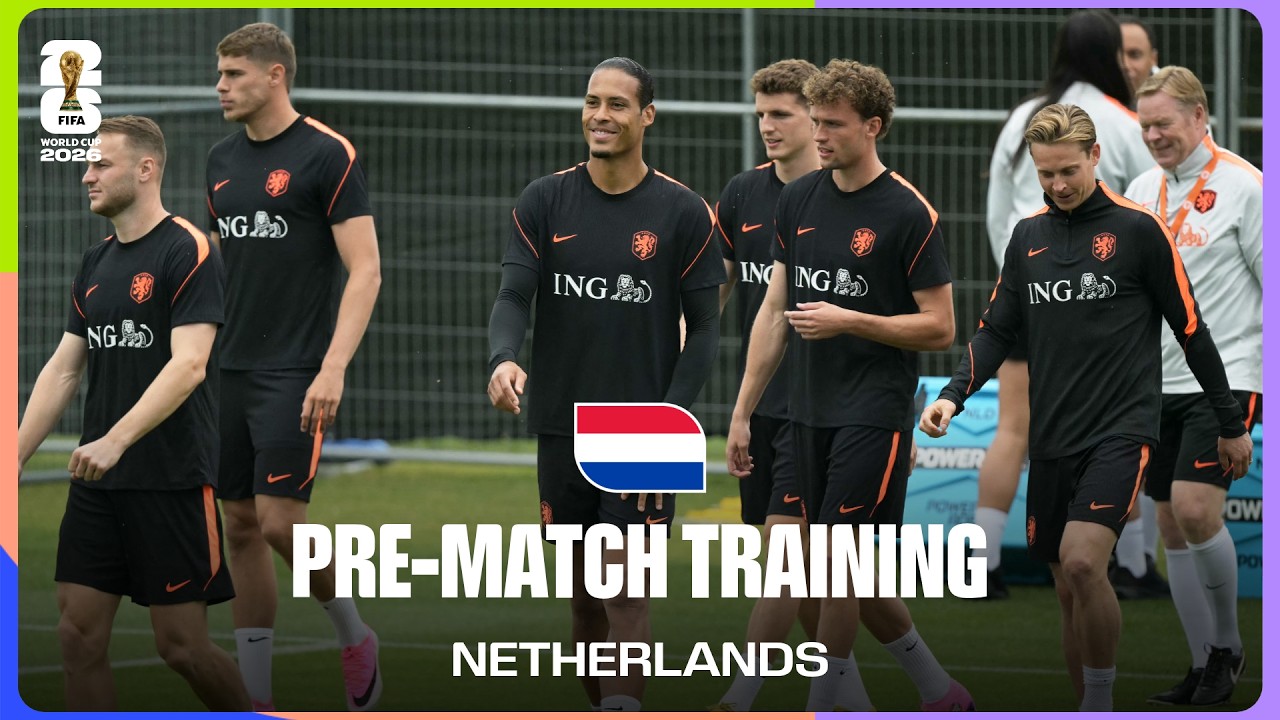 Netherlands Train Before Sweden | FIFA World Cup 2026™