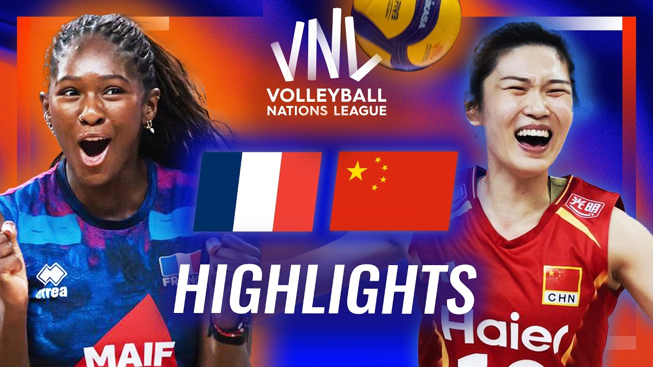 France π«π· vs. China π¨π³ - Highlights | Week 2 | Women's VNL 2026