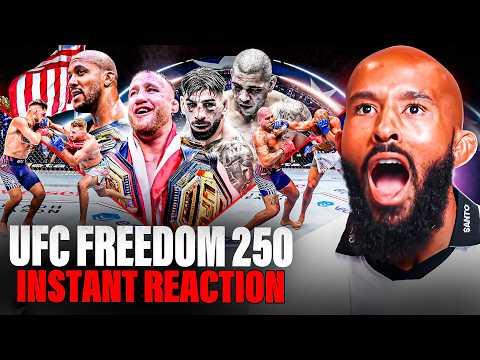 "DOWN GOES TOPURIA!" | UFC FREEDOM 250 INSTANT REACTION!
