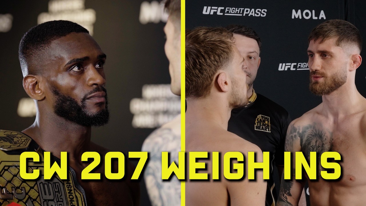 CW 207 Manchester Weigh-Ins & Face-Offs