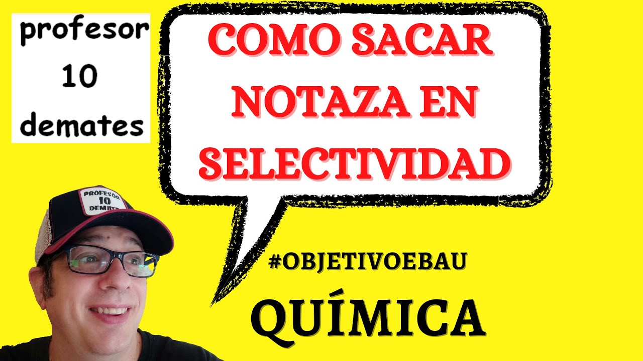QUÍMICA OBJETIVO PAU 2026 Selectividad Cómo aprobar y que sea un éxito total EVAU