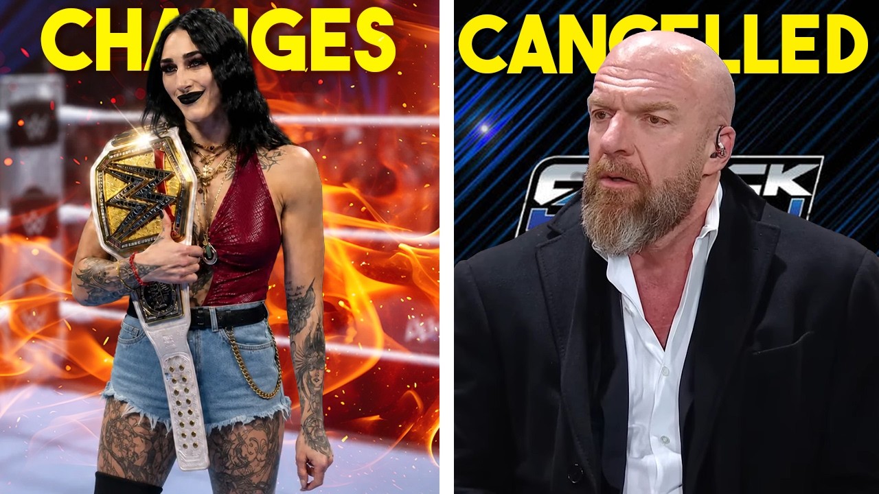 WWE SMACKDOWN EPISODE CANCELLED...RHEA RIPLEY FORCES CHANGES...HHH & THE ROCK HEAT...Wrestling News