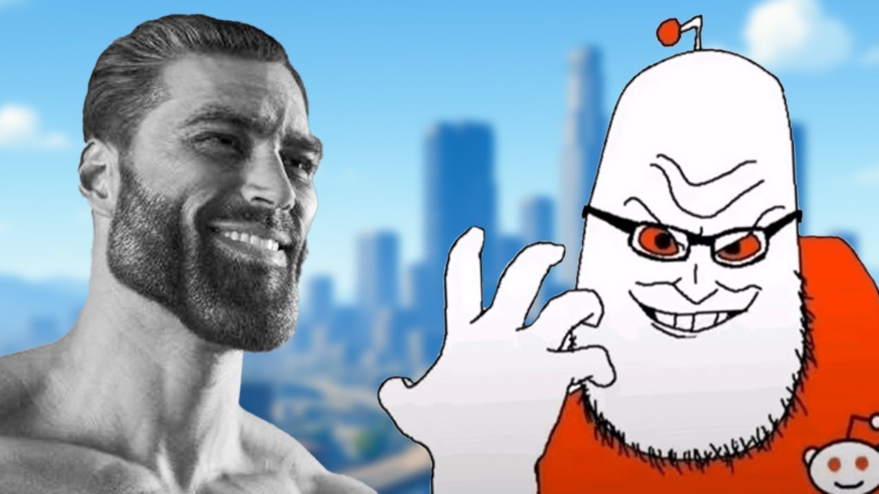 Trolling A Server Full of Redditors in GTA RP background