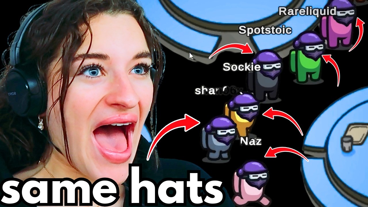 WHOLE SERVER CONTROLLED BY THEIR HAT in Among Us