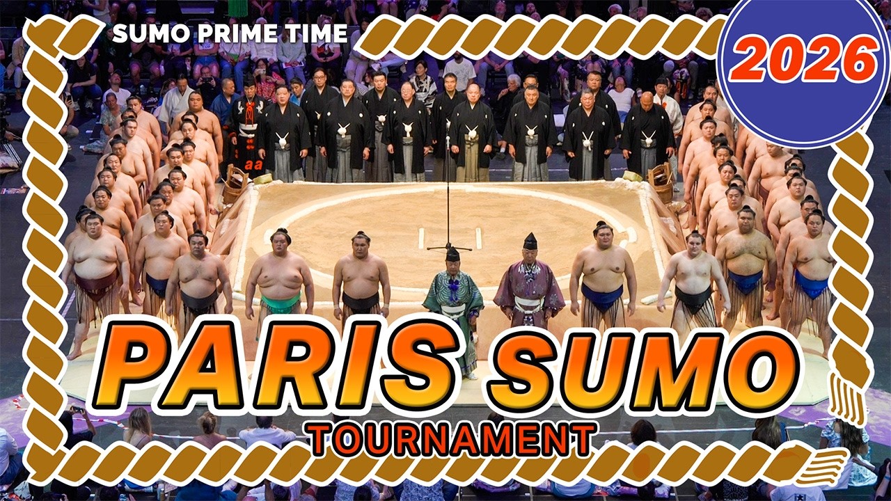 【PARIS SUMO TOURNAMENT 2026】Paris Goes Sumo Crazy! background