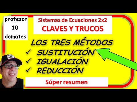 SISTEMAS de ecuaciones lineales con dos incognitas 2X2 Ejercicios y problemas resueltos