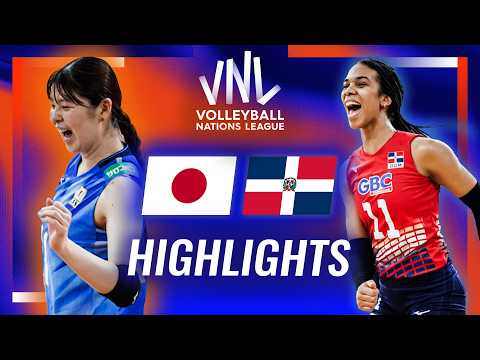 Japan ๐ฏ๐ต vs. Dominican Republic ๐ฉ๐ด - Highlights | Week 2 | Women's VNL 2026