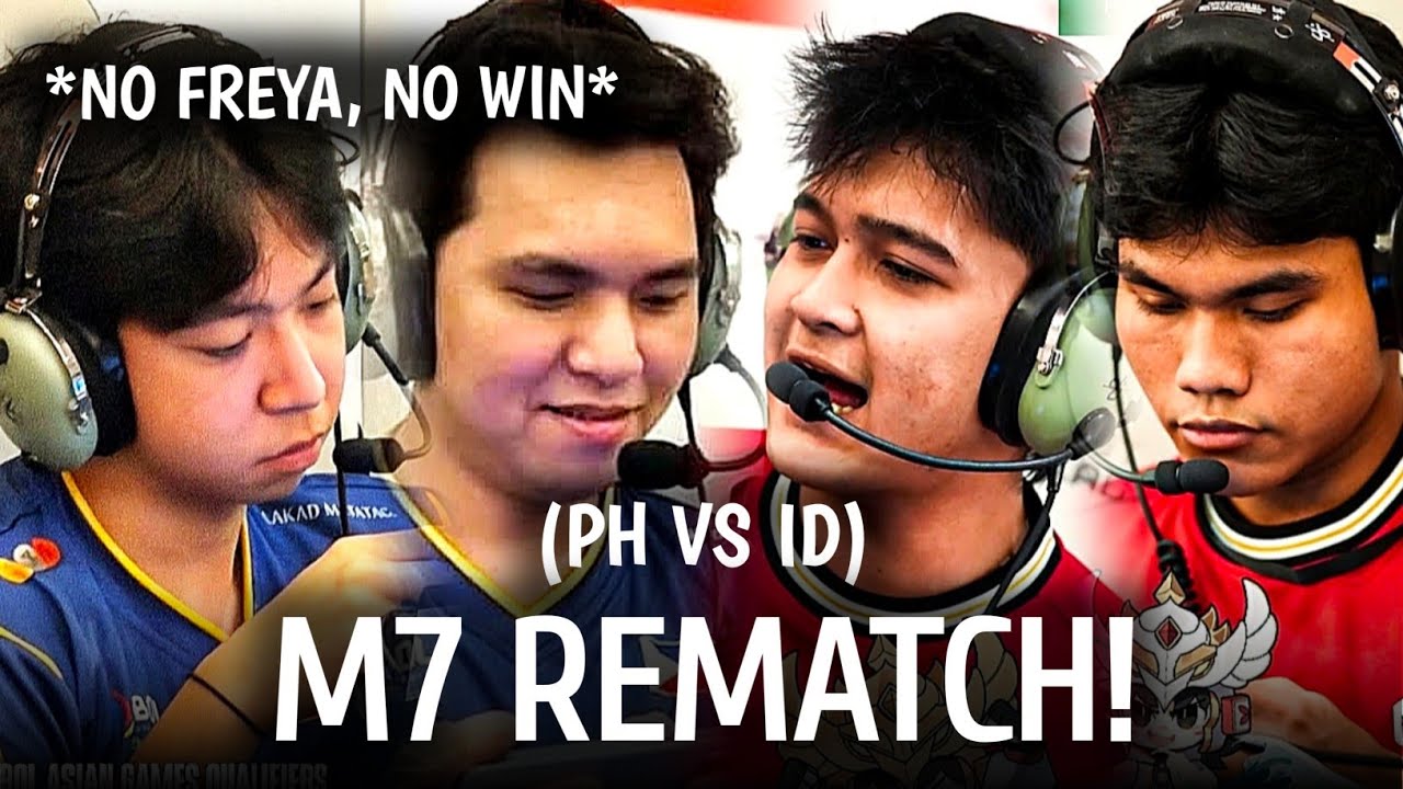 NO FREYA, NO WIN! M7 REMATCH | THE MOST ANTICIPATED MATCH IN ASIAN GAMES QUALIFIERS | PH vs ID