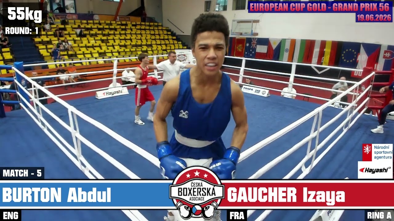 Abdul Burton (ENG) vs. Izaya Gaucher (FRA) Grand Prix Ústí nad Labem 2026 SF's (55kg)