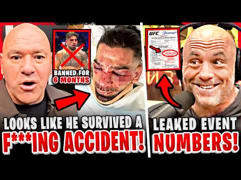 NEW PHOTO EMERGES of Ilia Topuria INJURIES + 6 MONTH BAN! Joe Rogan LEAKS UFC White House NUMBERS!