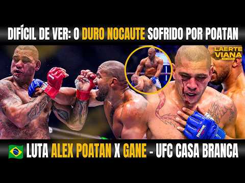 LUTA ALEX POATAN X GANE CASA BRANCA: BRASILEIRO SOFRE DURO NOCAUTE E FICA SEM CINTURÃO PESO PESADO