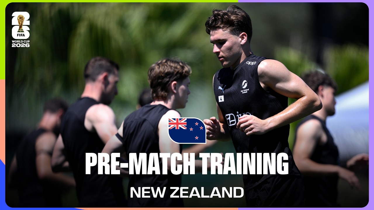 New Zealand Train Before Egypt | FIFA World Cup 2026™