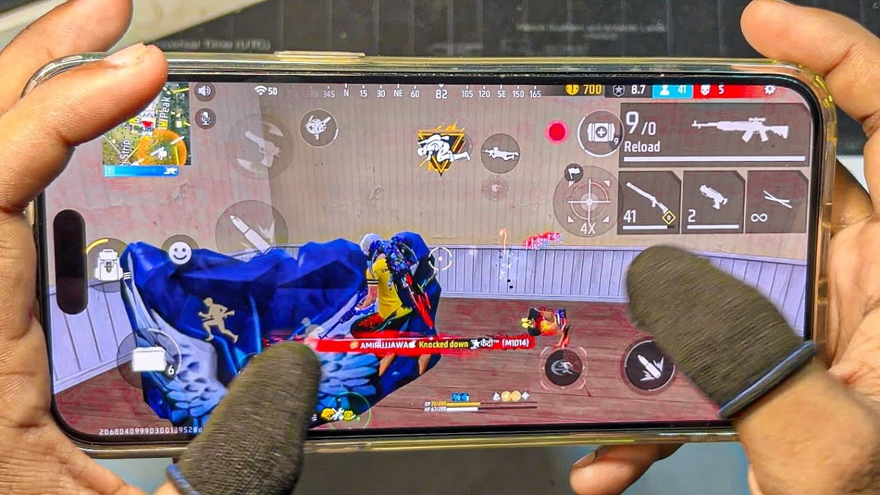 No BOOYAH 😞 IPHONE 15 PRO MAX HANDCAM 🥷 || 3 FINGER HUD ⚡