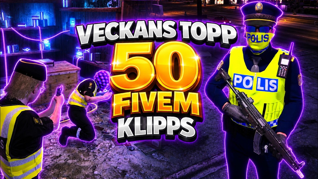 VECKANS TOPP 50 FIVEM KLIPPS | #15 background