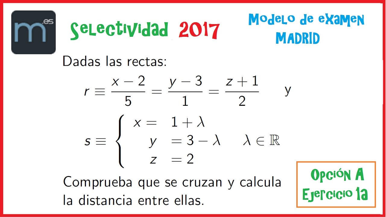 Examen Modelo Ebau Evau Selectividad Madrid 2017