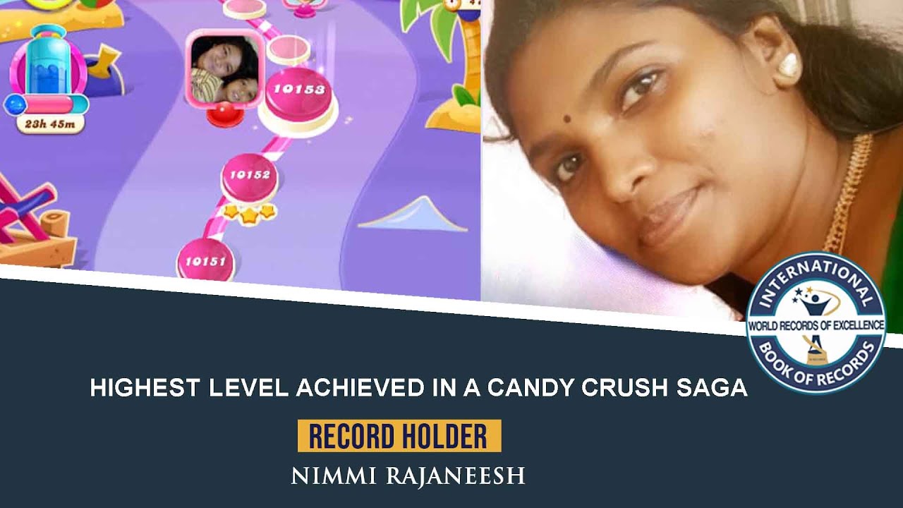 HIGHEST LEVEL ACHIEVED IN A CANDY CRUSH SAGA (FEMALE)