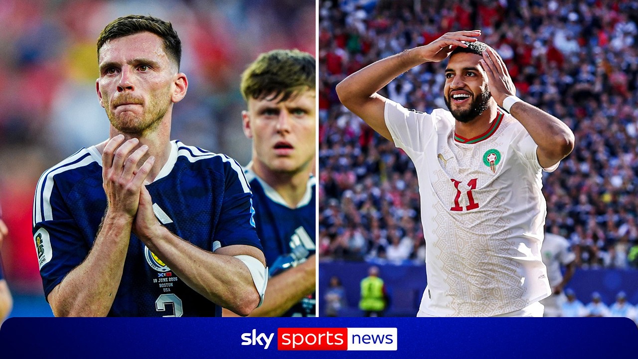 Reaction as Scotland lose to Morocco after Ismael Saibari scored after just 70 seconds!