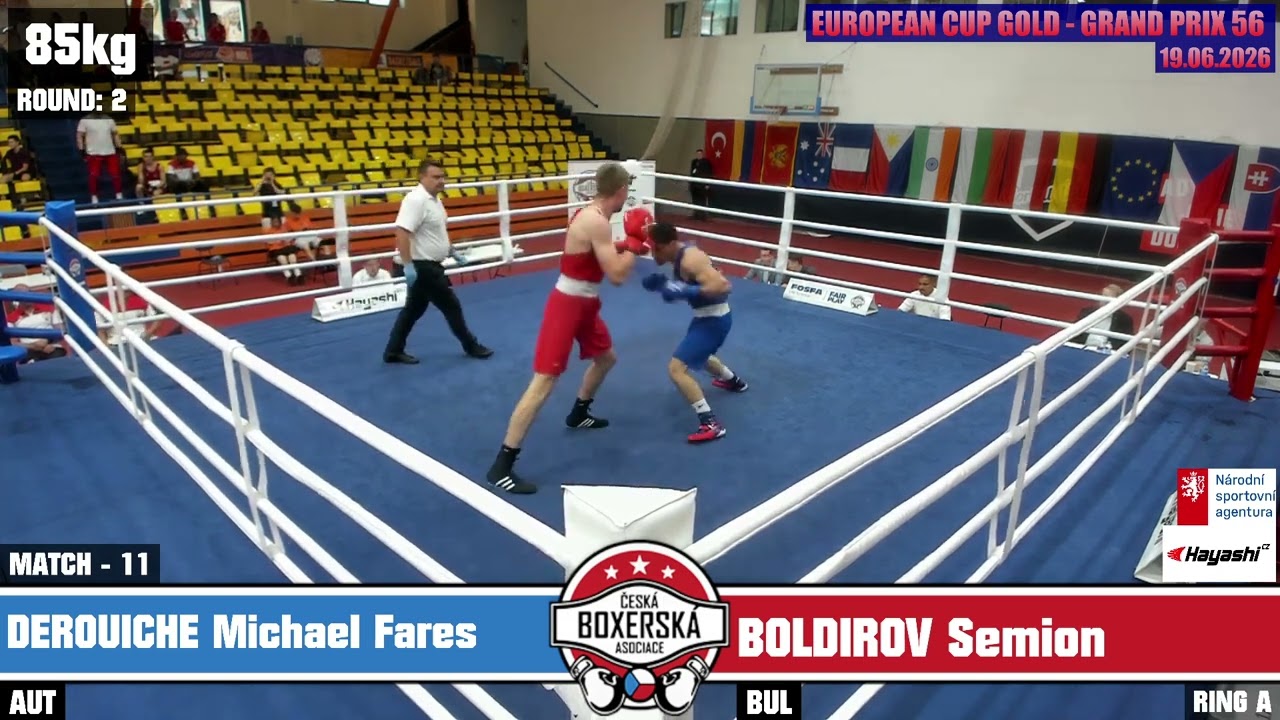 Fares Derouiche (AUT) vs. Semion Boldirev (BUL) Grand Prix Ústí nad Labem 2026 SF's (85kg)