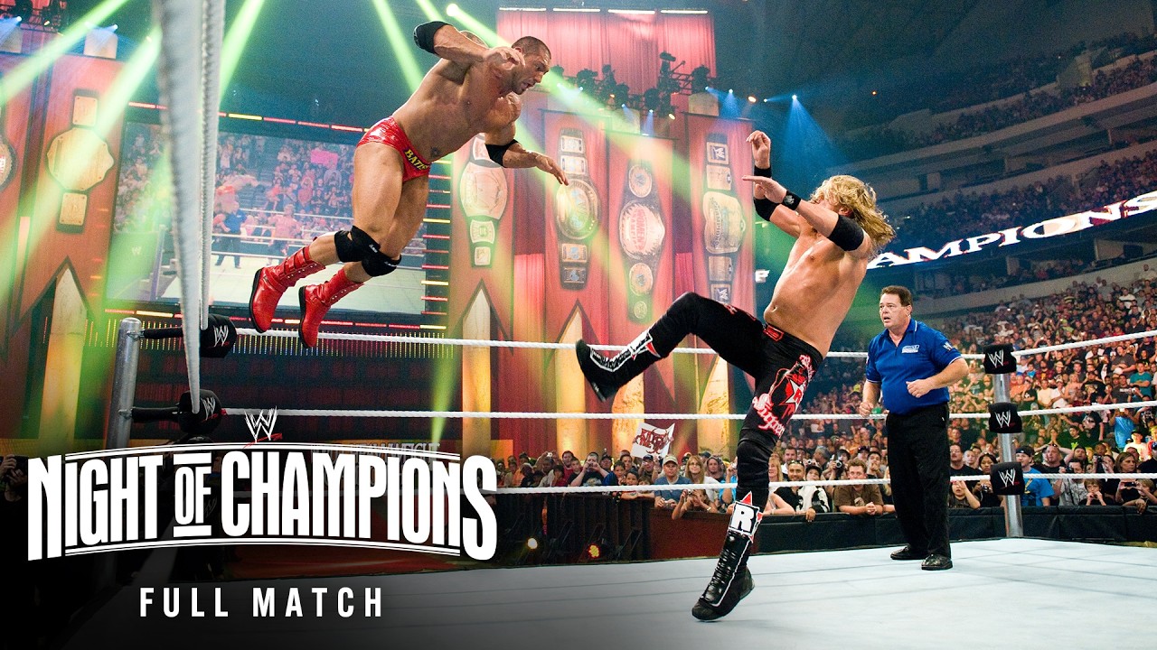 FULL MATCH: Edge vs. Batista | World Heavyweight Title Match: Night of Champions 2008
