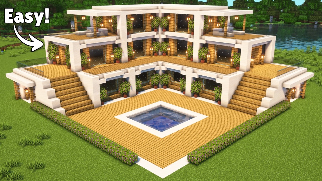 Minecraft: Ultimate Modern House Tutorial