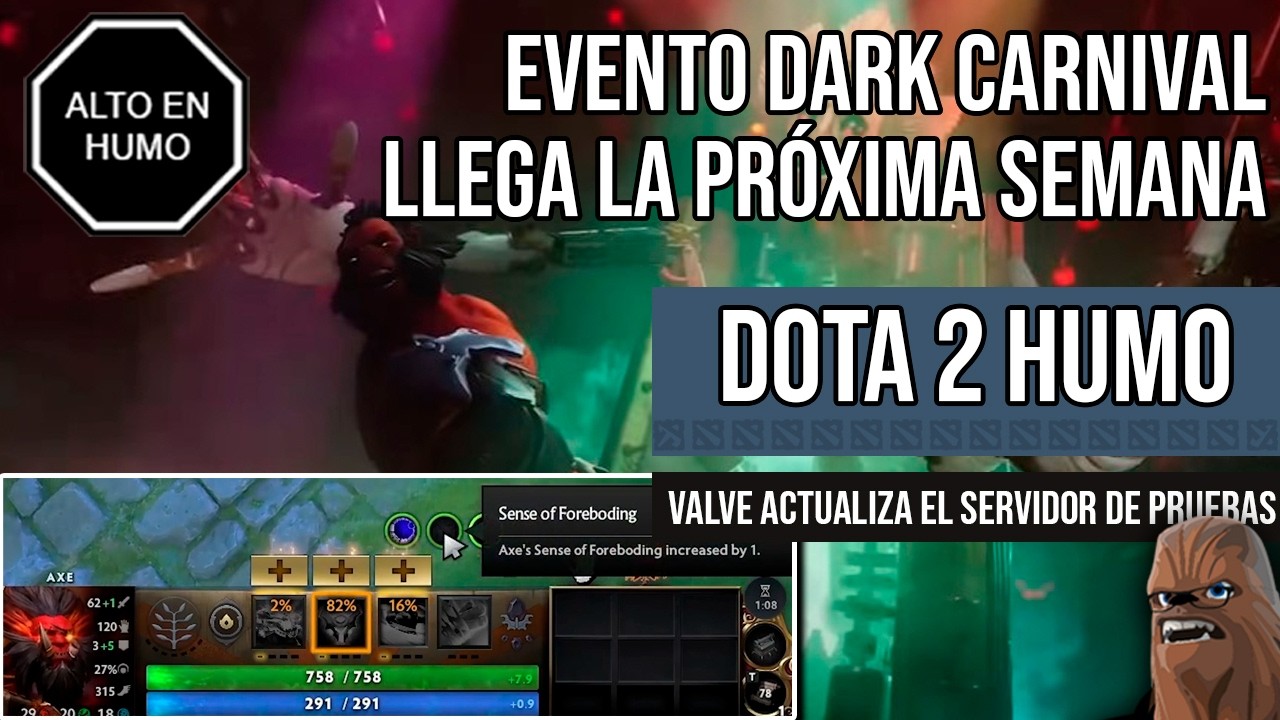 DOTA 2 DARK CARNIVAL LLEGA LA PRÓXIMA SEMANA CON PISTA DE AXE Y RINGMASTER