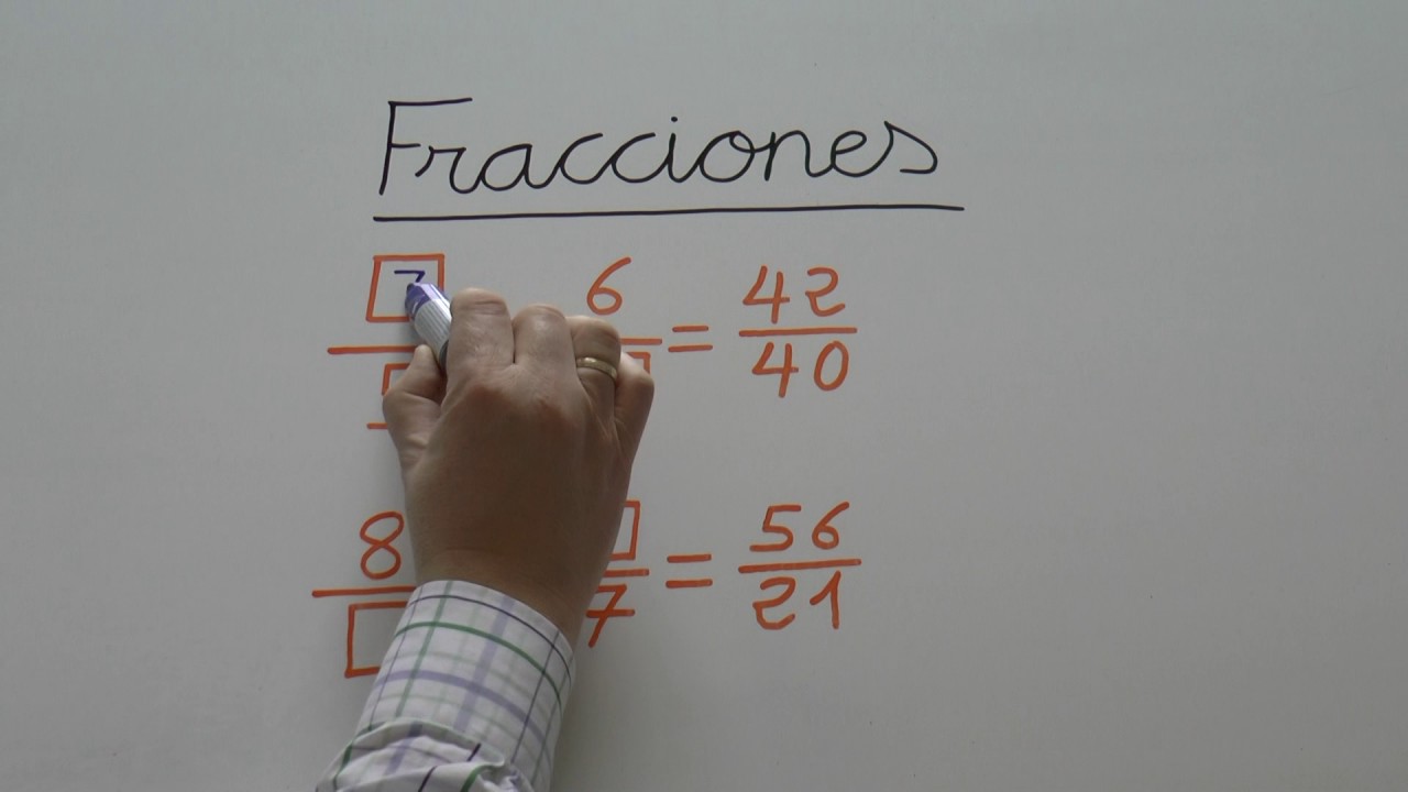 Completar fracciones y calcular la fracción que falta para que se cumpla la igualdad