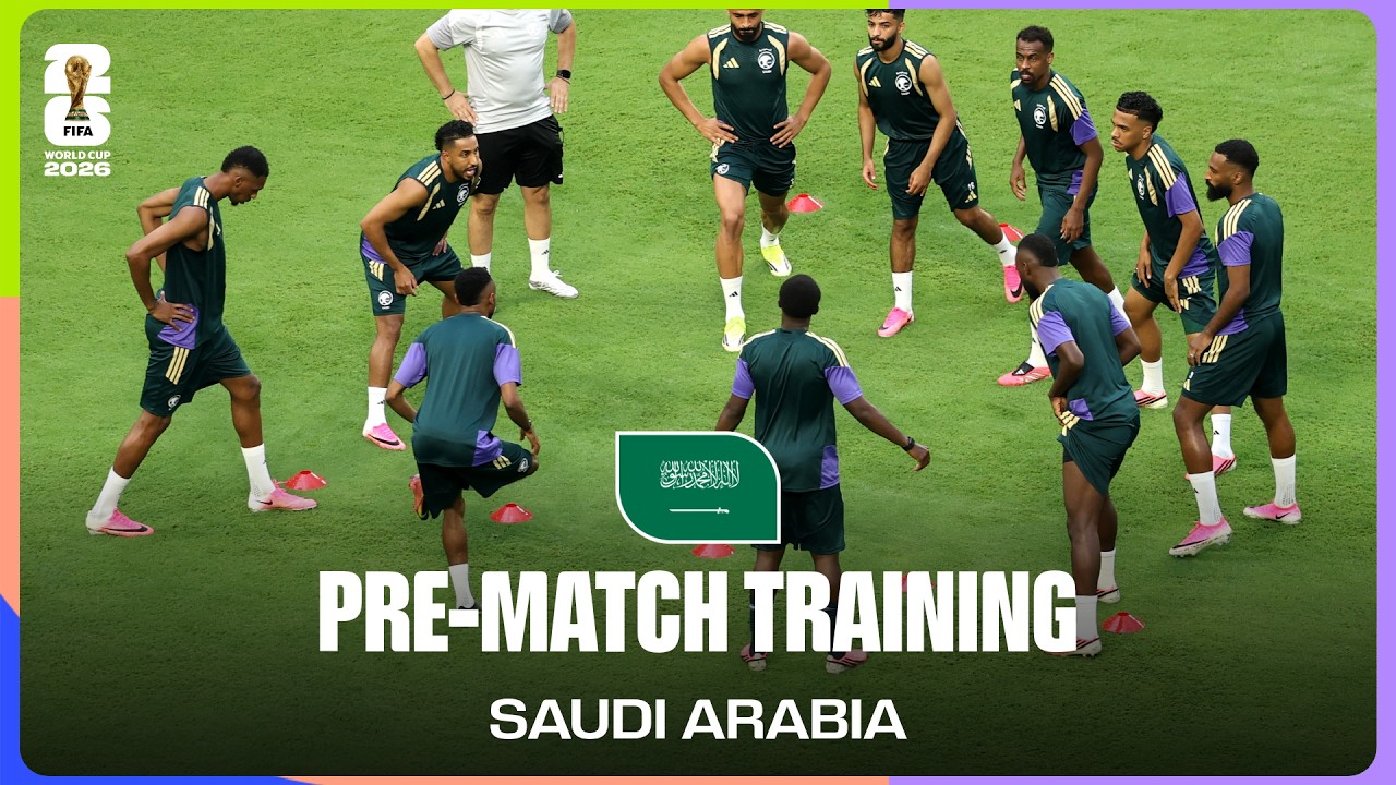 Saudi Arabia Train Before Spain | FIFA World Cup 2026™