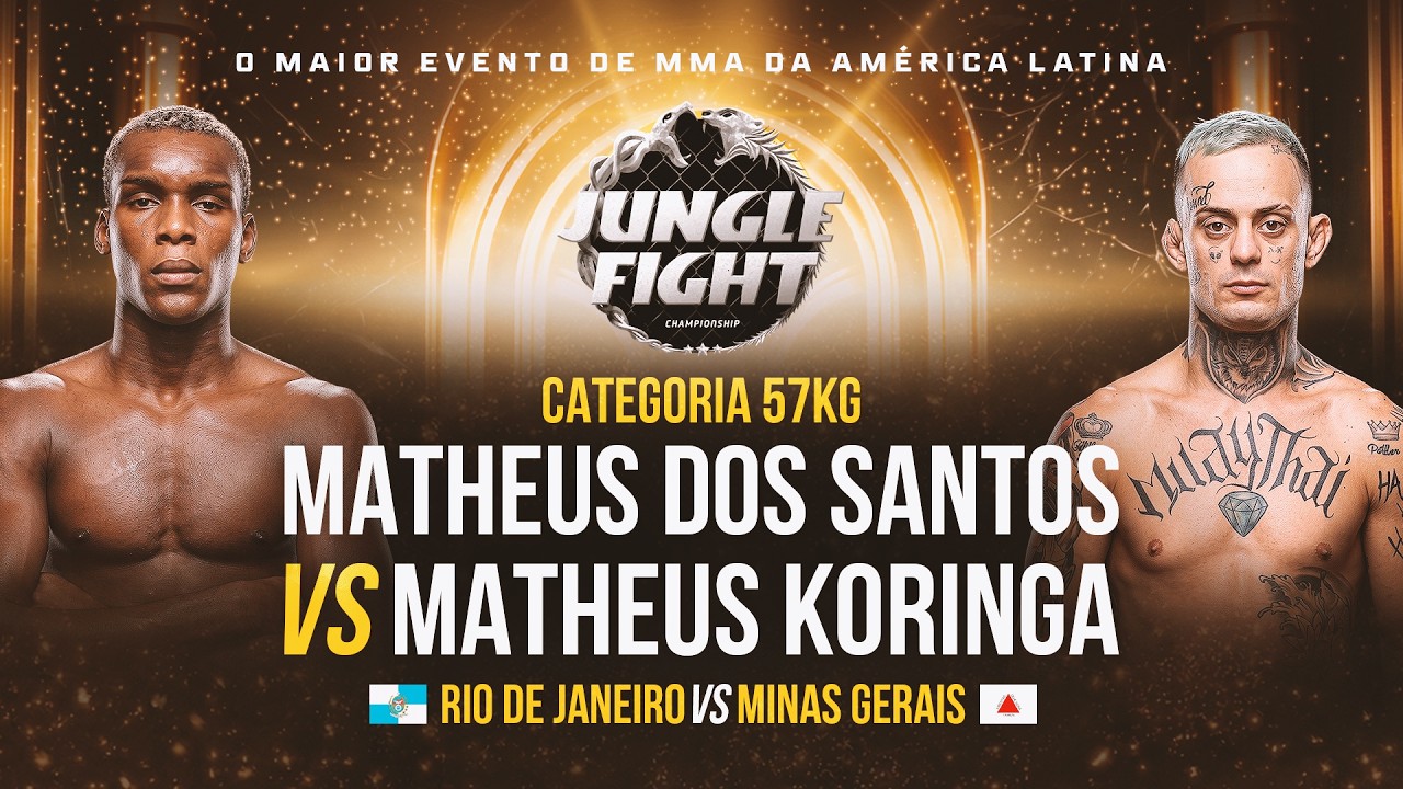 JUNGLE FIGHT 150 l MATHEUS DOS SANTOS X MATHEUS KORINGA